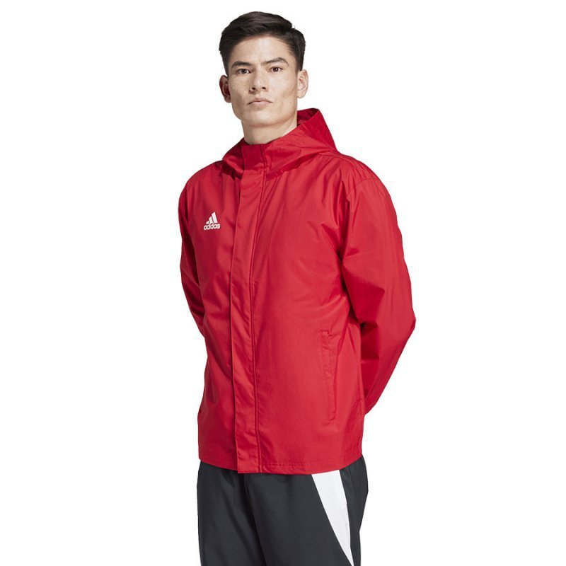 Kurtka adidas ENTRADA 22 All Weather IK4009 czerwony XL