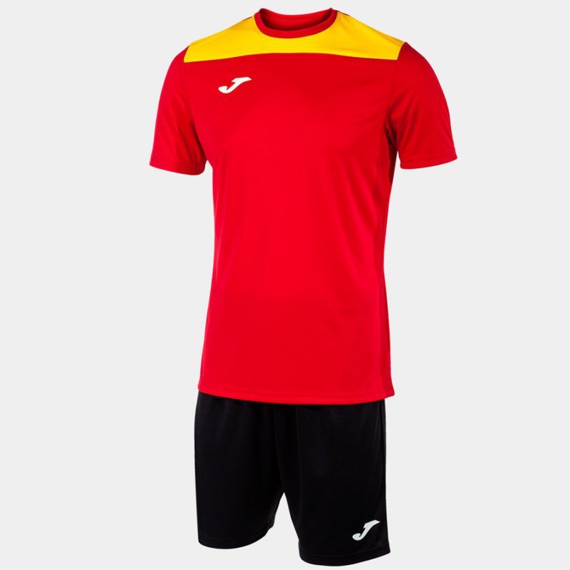 Komplet piłkarski Joma Danubio Set 103124.609 czerwony 128 cm