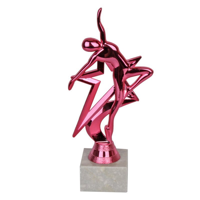 Statuetka Gimnastyczka Tryumf 19,5  cm różowy