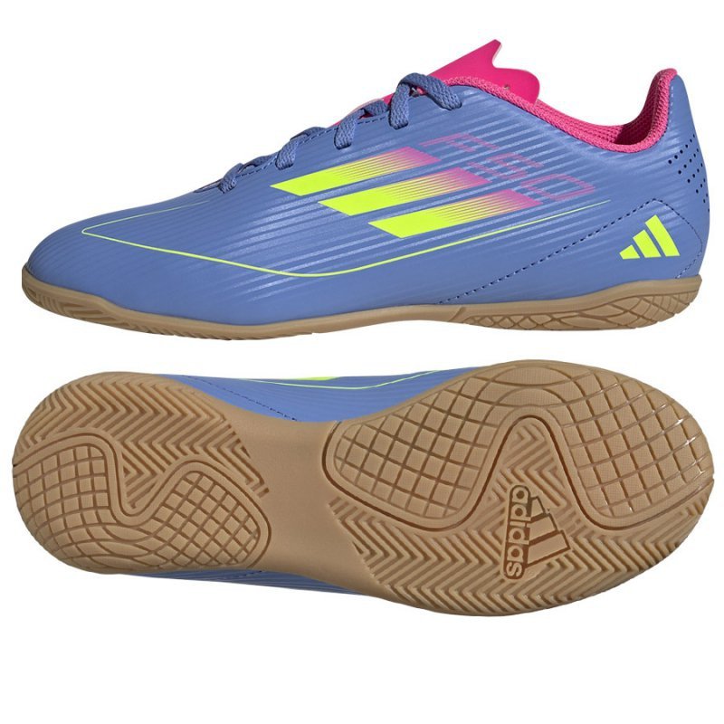 Buty adidas F50 Club Jr IN IE3734 niebieski 38 2/3