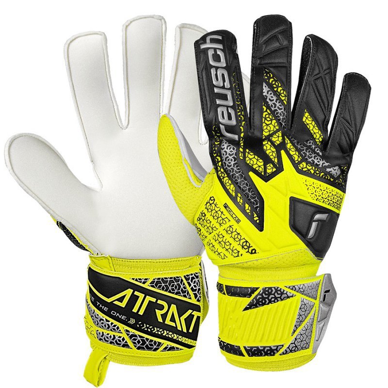 Rękawice Reusch Attrakt Solid 55 70 515 2014 żółty 8