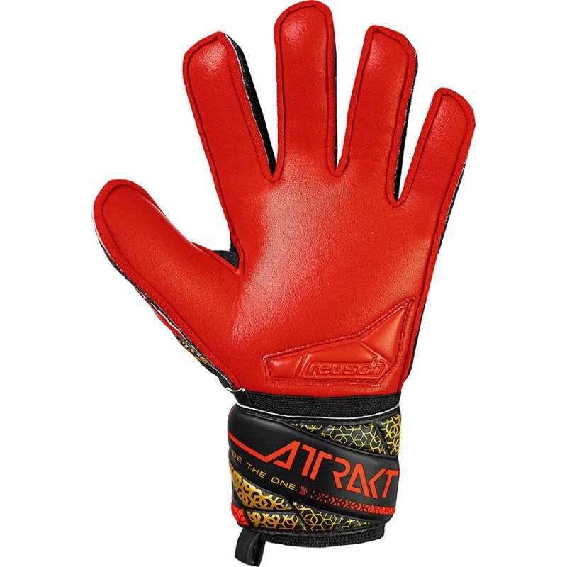 Rękawice Reusch Attrakt Silver Junior 55 72 215 7075 czarny 7,5