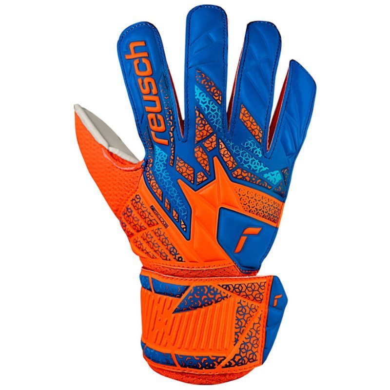 Rękawice  Reusch Attrakt Solid Junior 55 72 515 2014 pomarańczowy 5
