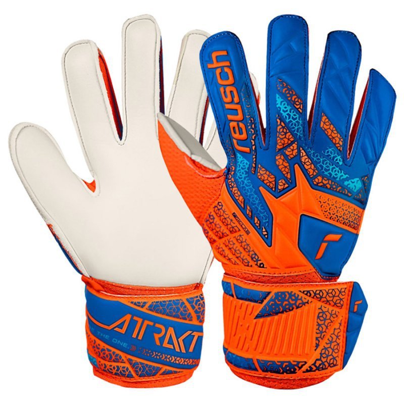 Rękawice  Reusch Attrakt Solid Junior 55 72 515 2014 pomarańczowy 6,5