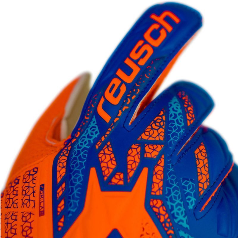 Rękawice  Reusch Attrakt Solid Junior 55 72 515 2014 pomarańczowy 8