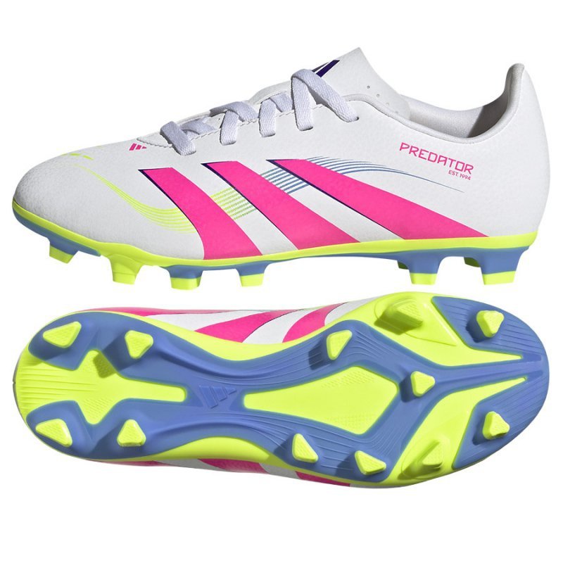 Buty adidas Predator Club Jr FG/MG ID3810 biały 35 1/2
