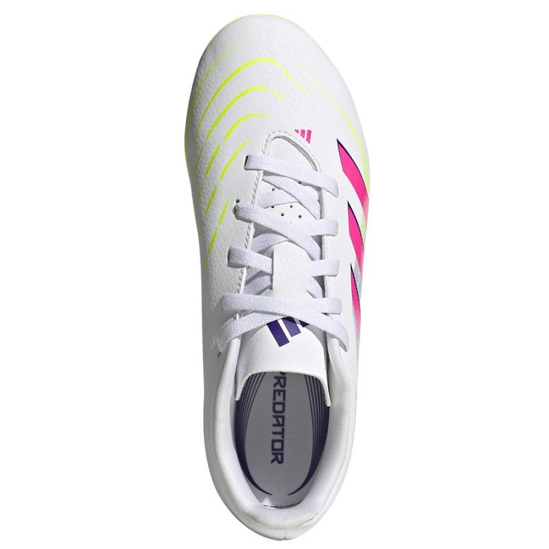 Buty adidas Predator Club Jr FG/MG ID3810 biały 35 1/2