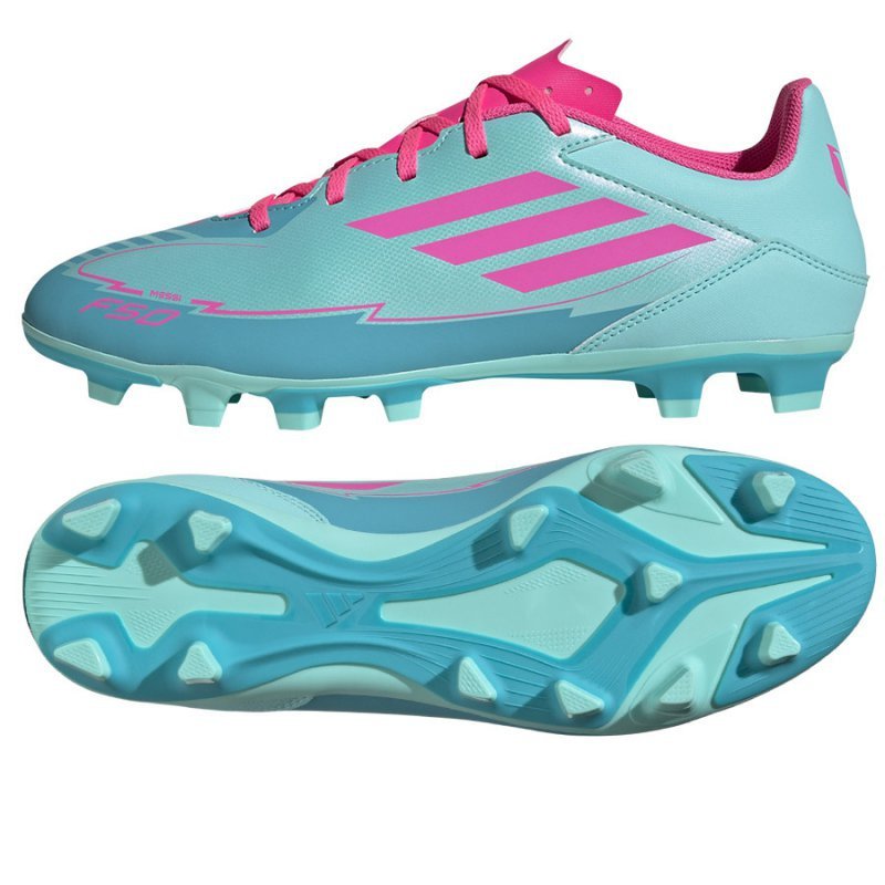 Buty adidas F50 Club FG/MG IH0929 niebieski 44 2/3