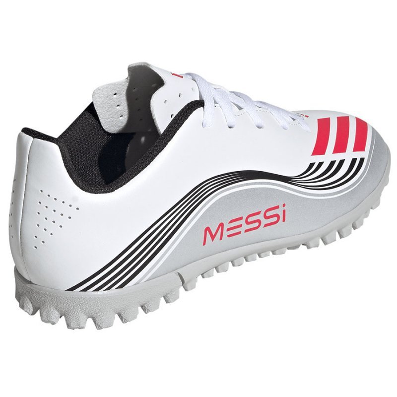 Buty adidas F50 Messi Club Jr TF JP7453 biały 36