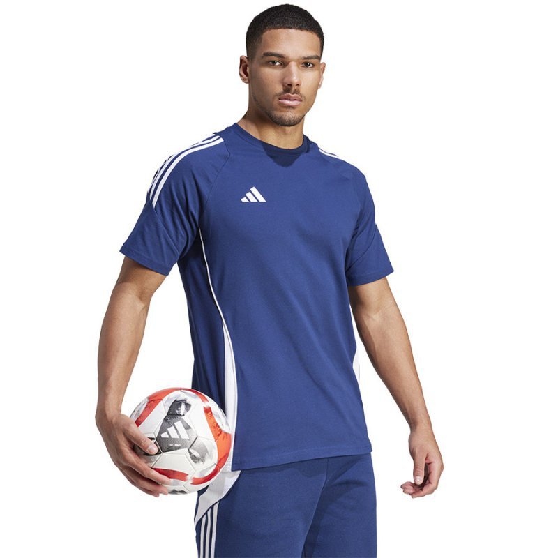 Koszulka adidas TIRO 24 Sweat Tee IR9347 niebieski L