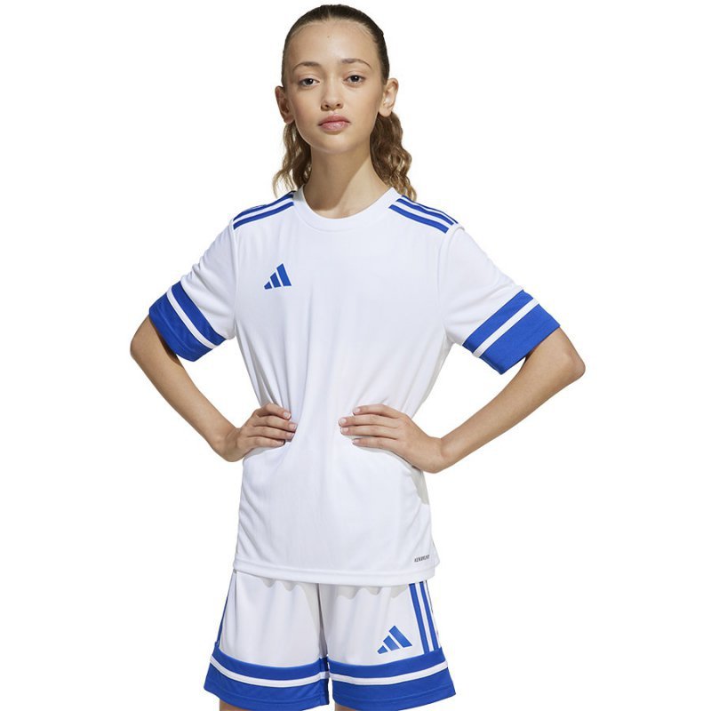 Koszulka adidas SQUADRA 25 JSY Jr JJ0060 biały 176 cm
