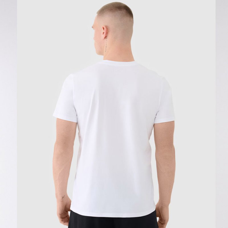 T-shirt 4F 4FWMM00TTSHM2256S 10S biały L