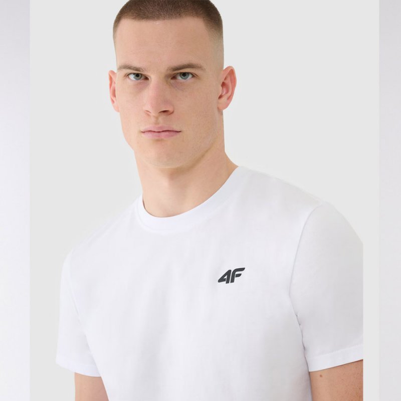 T-shirt 4F 4FWMM00TTSHM2256S 10S biały M