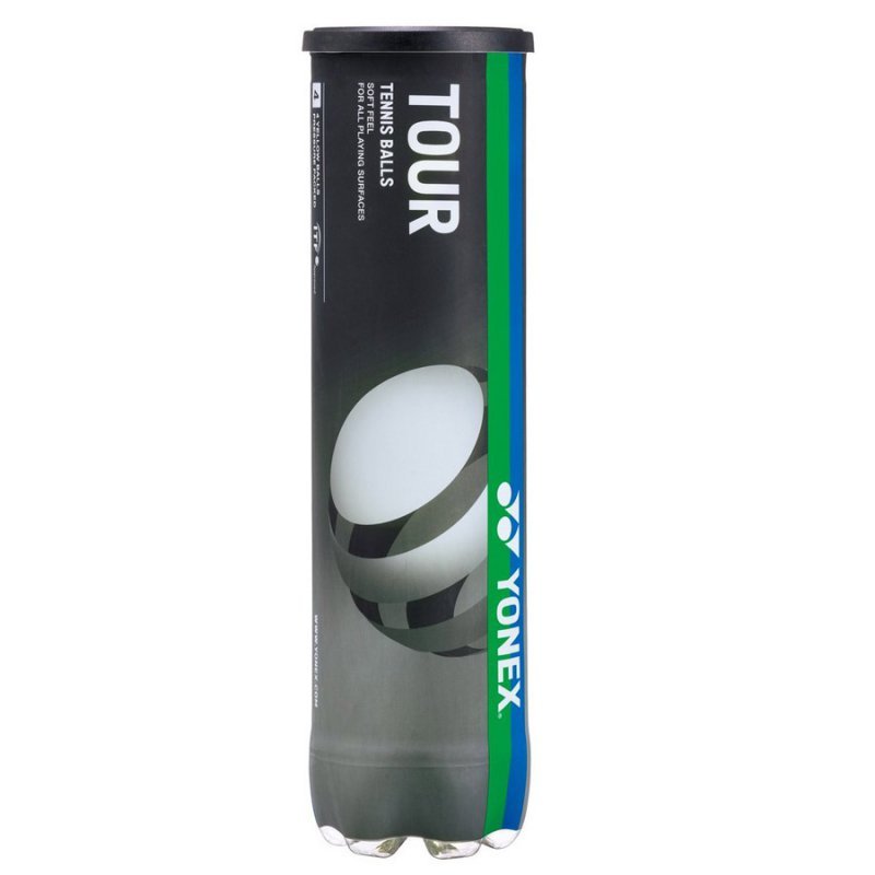 Piłka tenisowa Yonex Tour 4 szt żółty 