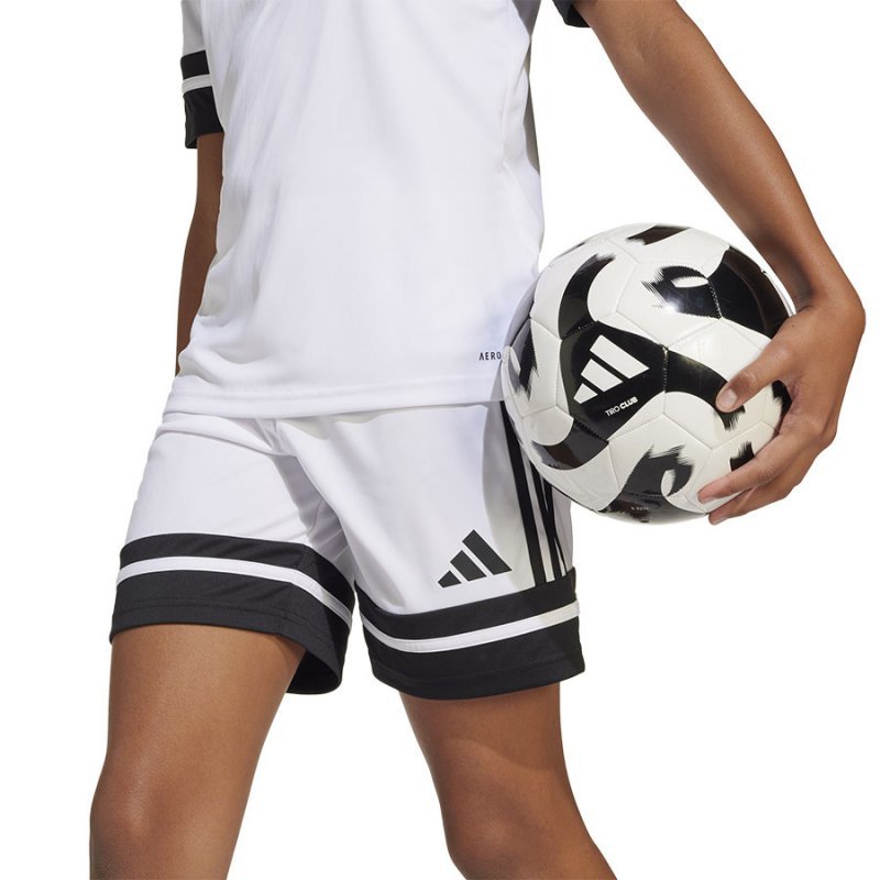 Spodenki adidas SQUADRA 25 Jr JJ2422 biały 164 cm