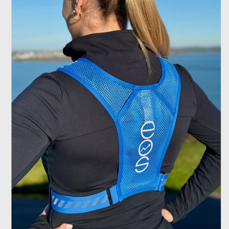 Kamizelka biegowa wodoodporna EOS ELITE UltraLight Blue uniwersalny niebieski