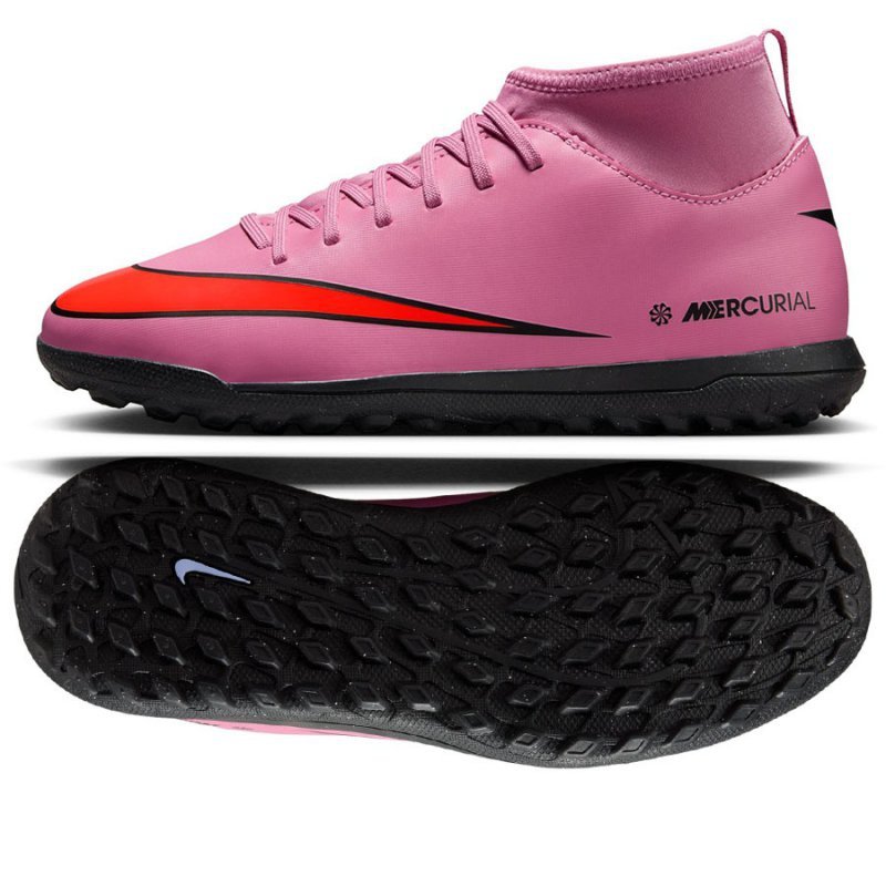 Buty Nike Mercurial Superfly 10 Club TF Jr FQ8313-600 różowy 38 1/2