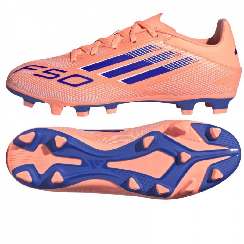 Buty adidas F50 Club FG/MG JI0045 pomarańczowy 46