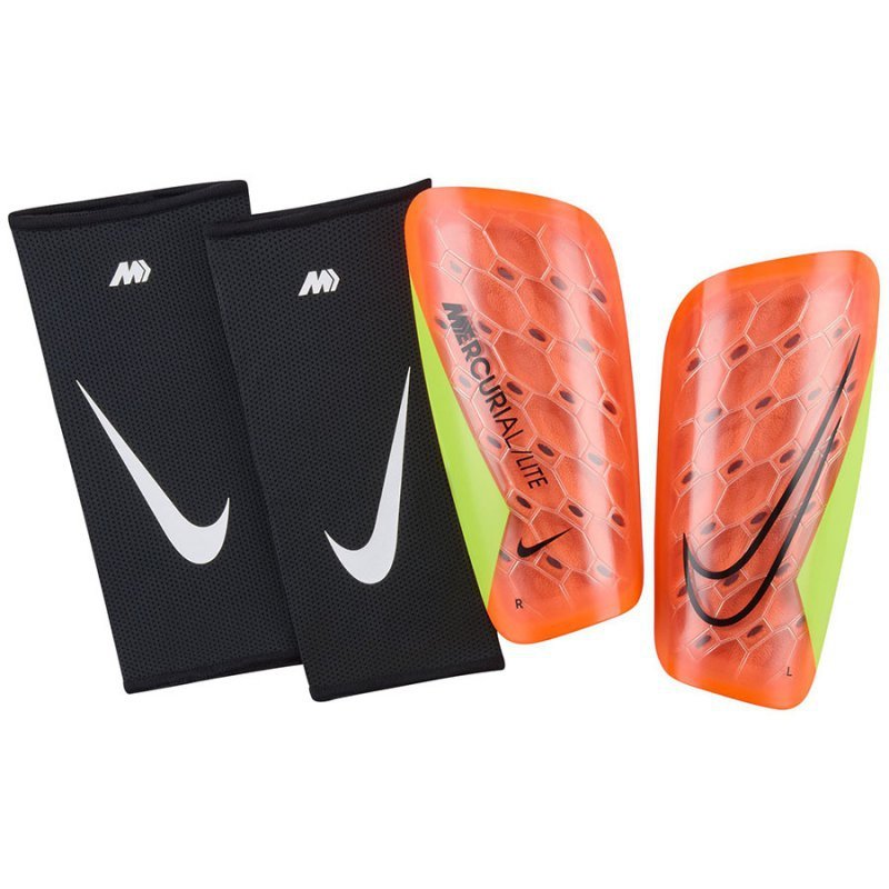 Nagolenniki Nike Mercurial Lite SuperLock DN3611-830 pomarańczowy M