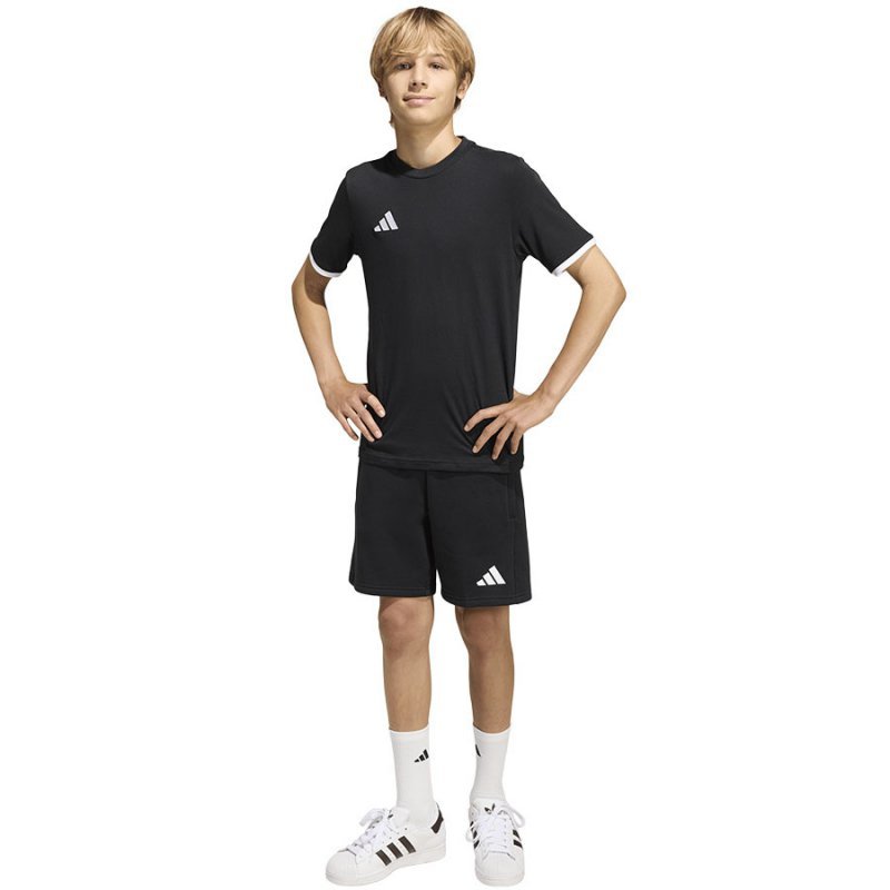 Spodenki adidas ENTRADA 26 Sweat Short Junior KF5927 czarny 152 cm