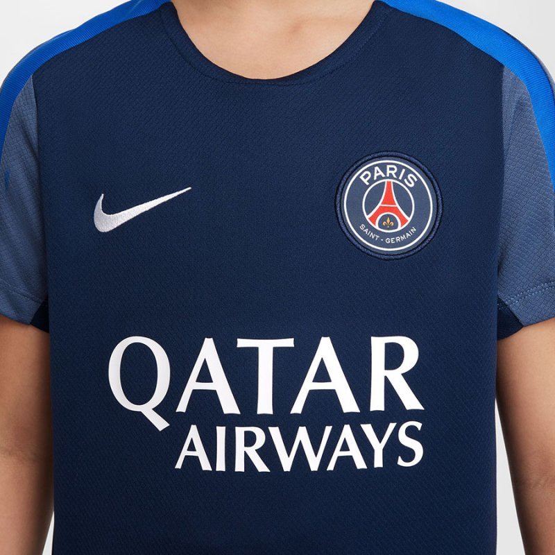 Koszulka Nike PSG Strike Junior Jr HJ7836-411 M (137-147) granatowy