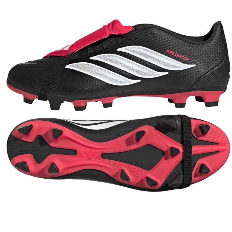 Buty adidas Predator Club FT FG/MG JR3330 czarny 43 1/3