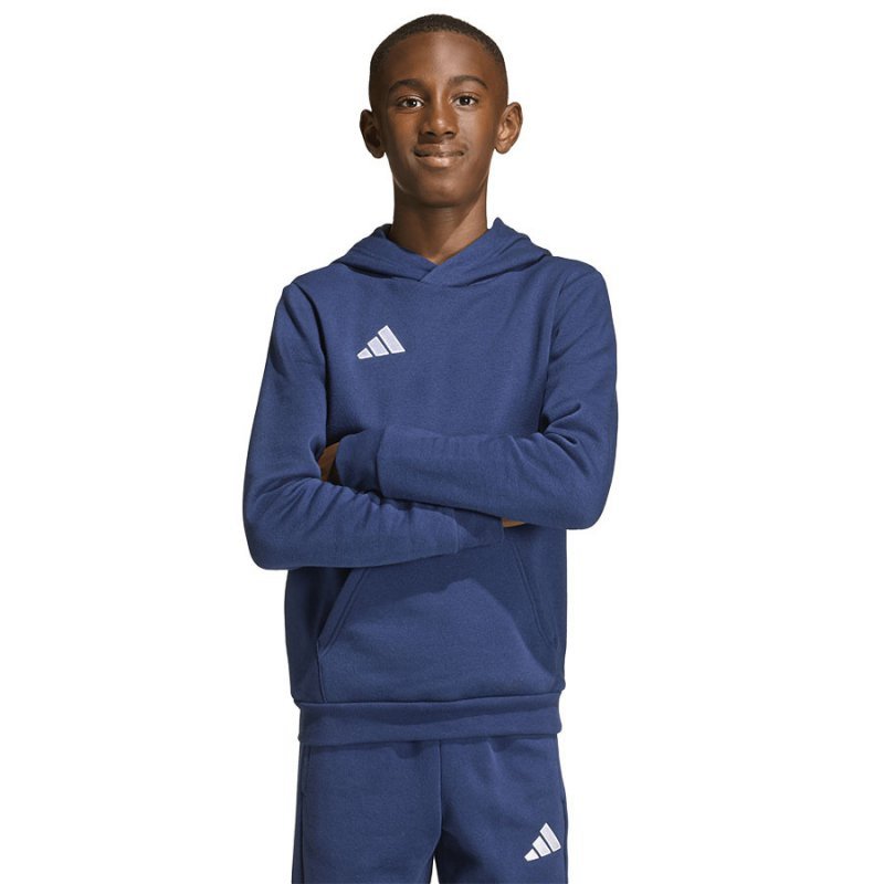 Bluza adidas ENTRADA 26 Hoody Junior JZ6567 granatowy 176 cm
