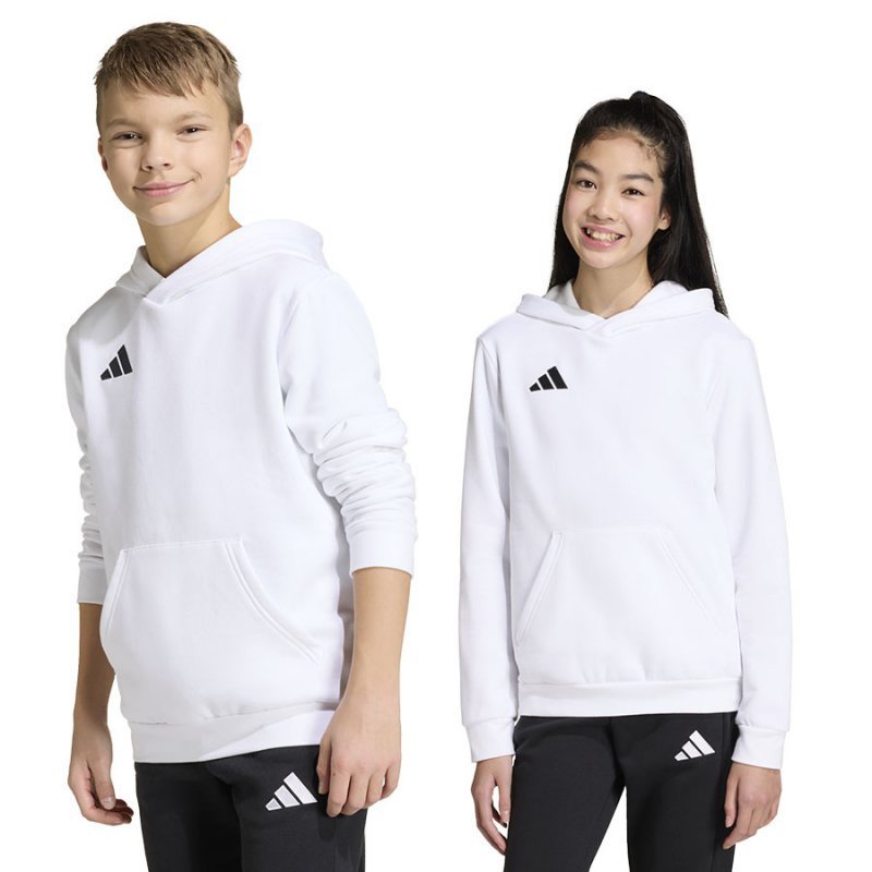 Bluza adidas ENTRADA 26 Hoody Junior JZ6561 biały 128 cm
