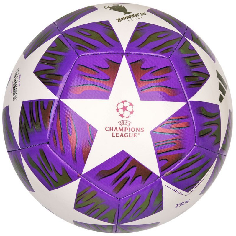 Piłka adidas UCL Training JX9089 fioletowy 5