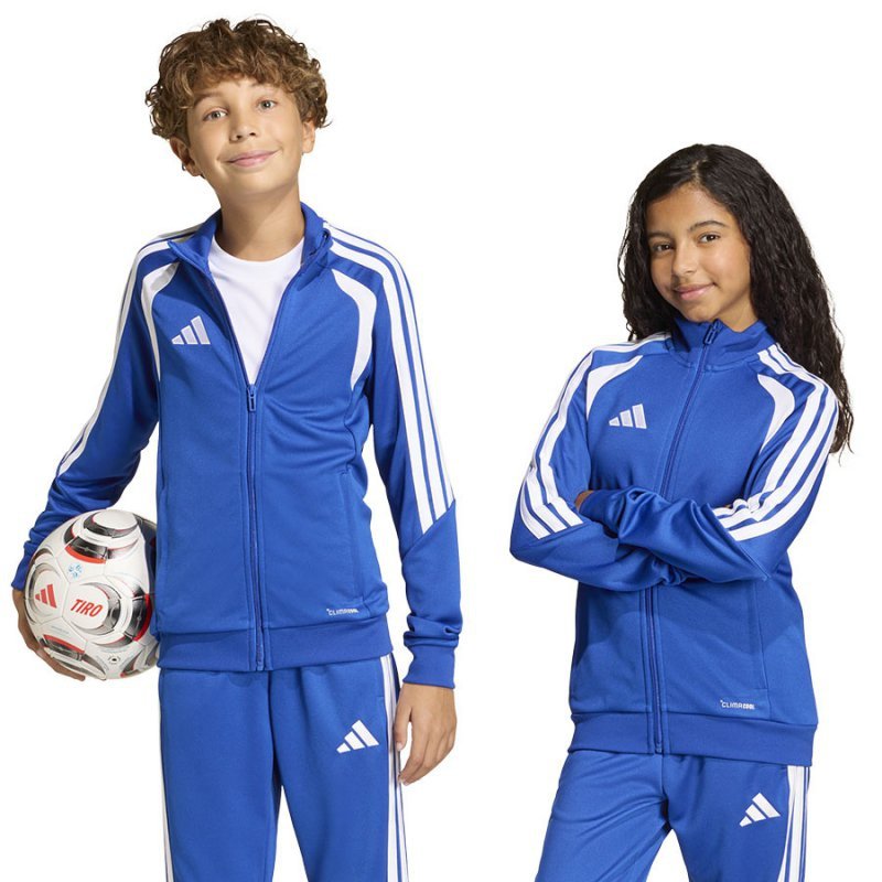 Bluza adidas TIRO 26 Training Jacket Junior JY7199 niebieski 164 cm