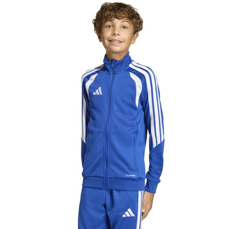 Bluza adidas TIRO 26 Training Jacket Junior JY7199 niebieski 128 cm