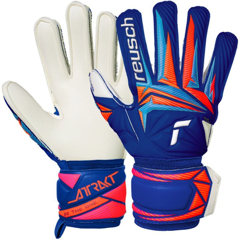 Rękawice Reusch Attrakt Advance Junior 56 72 215 4126 niebieski 7,5
