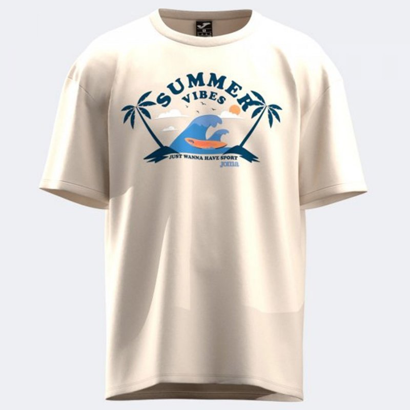 T-Shirt Joma SUMMER VIBES 104616.008 beżowy L