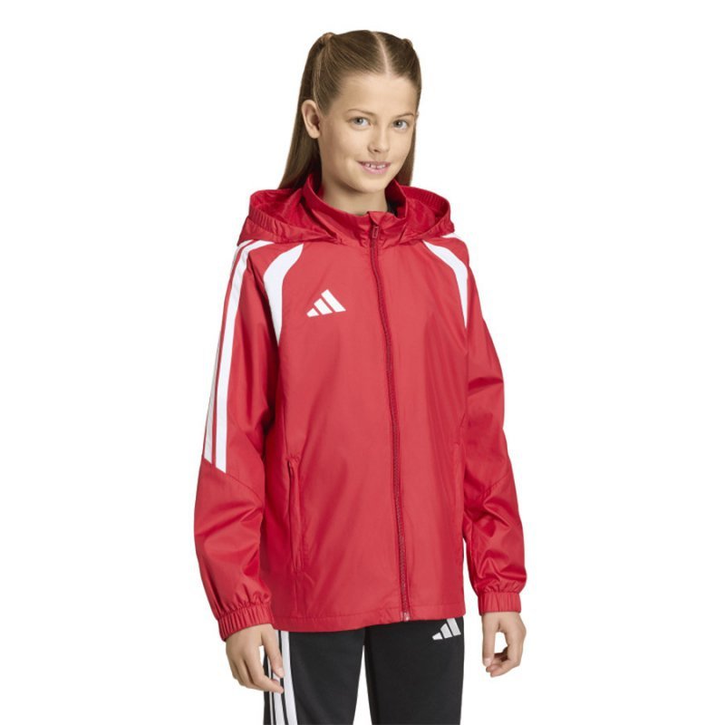 Kurtka adidas TIRO 26 Windbreaker Junior JY9724 czerwony 164 cm