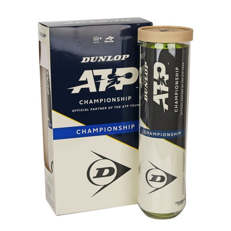 Piłka tenisowa Dunlop ATP Championship 2x4 szt żółty 