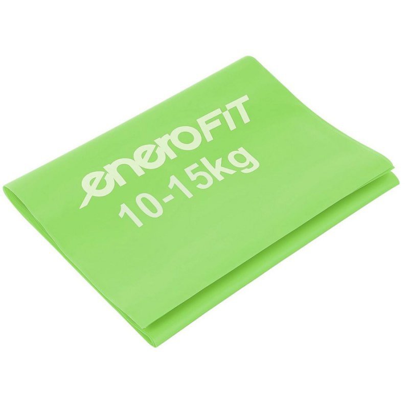 Taśma do aerobiku Enero 2000x150x0,40mm 10-15kg zielona 2000x150x0,40mm zielony