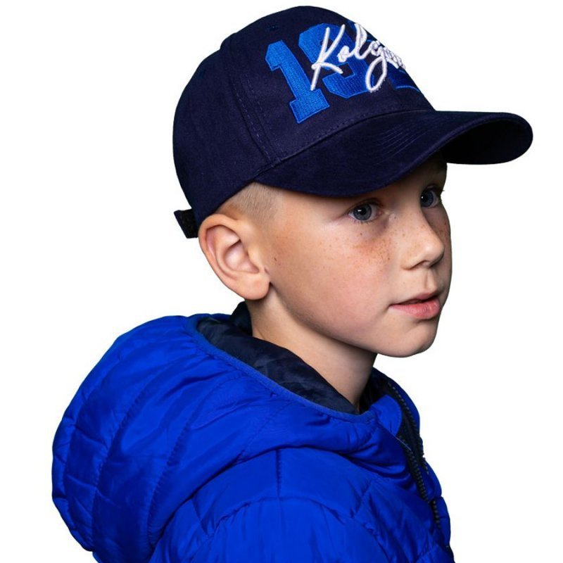 Czapka Baseballowa Dziecięca 1922 Lech Granatowa  