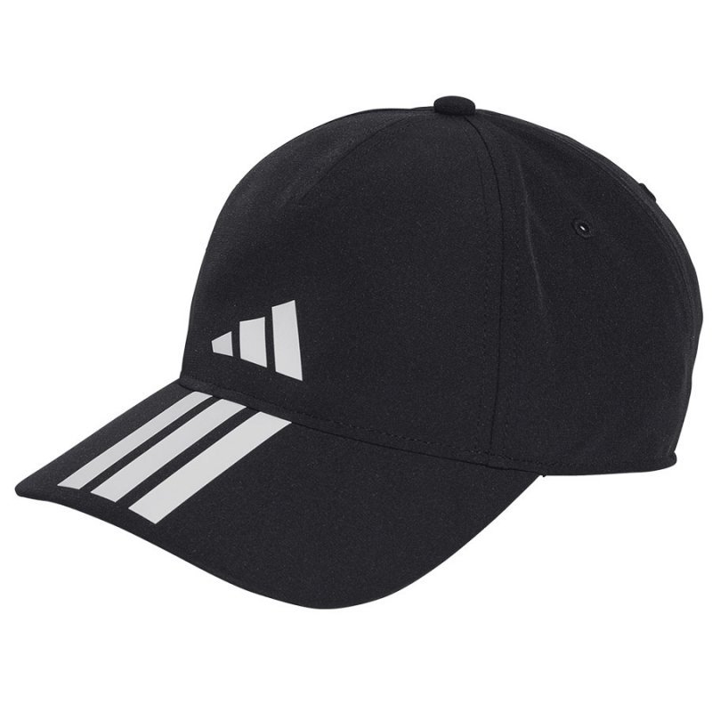 Czapka z daszkiem adidas Baseball Cap 3 Stripes JY0938 czarny OFSW