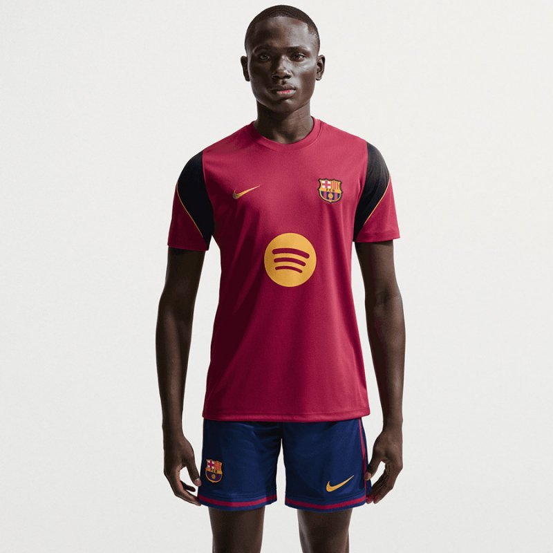 Koszulka Nike FC Barcelona Strike SS Top II2254-621 XXL czerwony