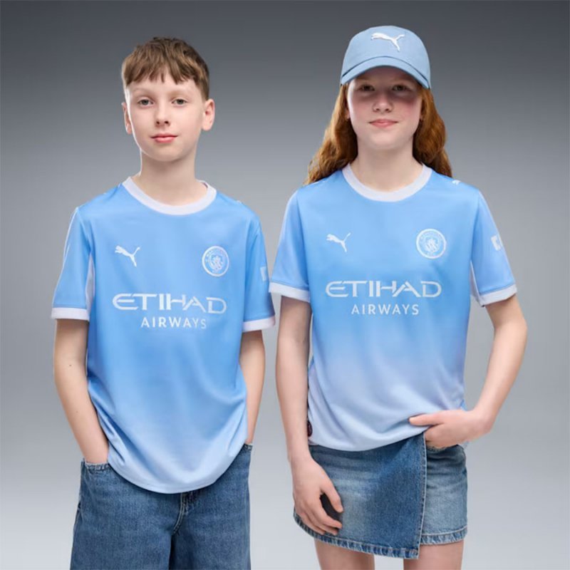 Koszulka Puma Manchester City 2026/27 Home JSY Replica Jr 784329-01 niebieski 164 cm
