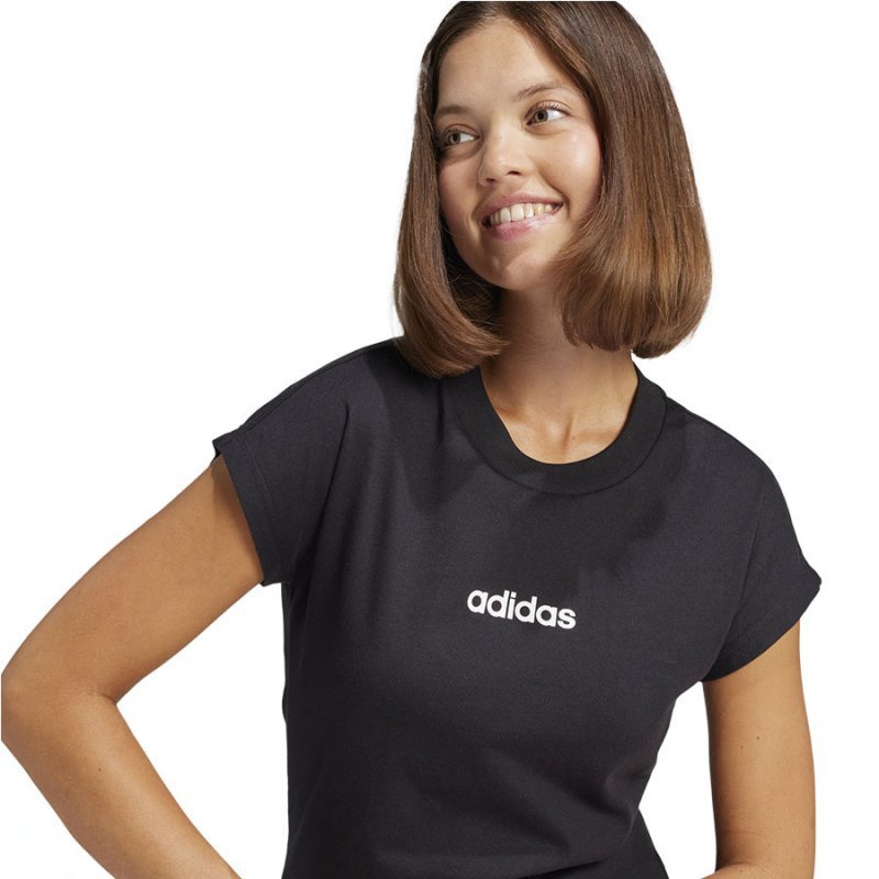T-shirt adidas W Essentials Linear JC8238 czarny XL