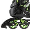 NA9022 CZARNO/ZIELONE ROZM 38 ŁYŻWOROLKI NILS EXTREME