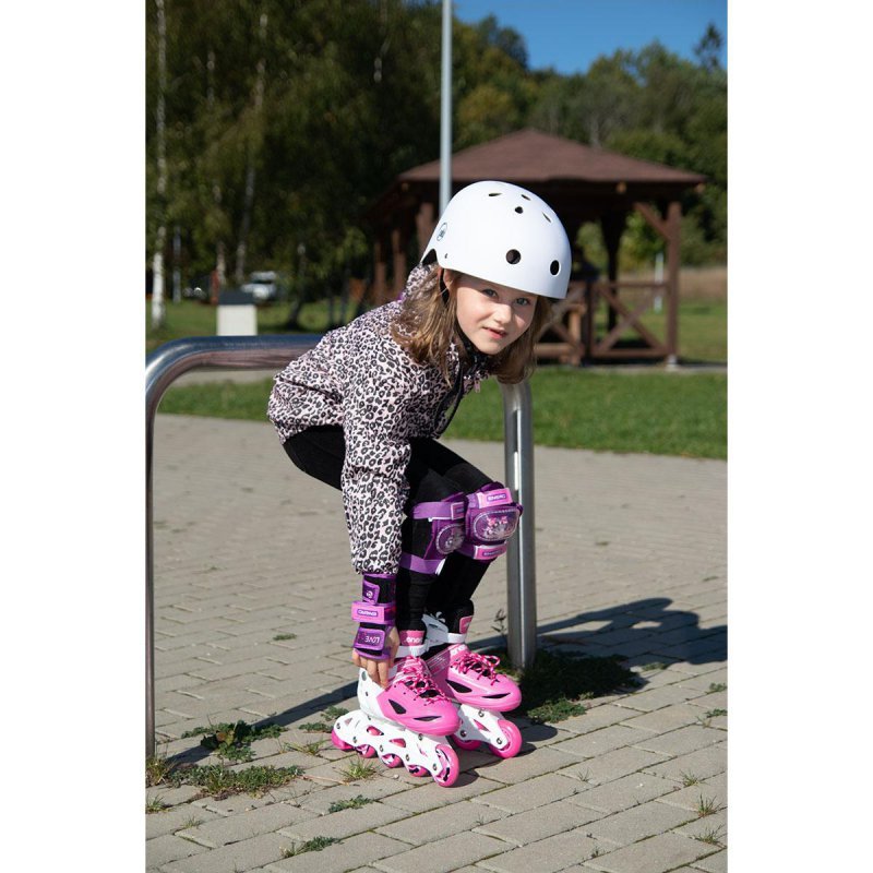 Łyżworolki -3 Skate - Łyżwy - Wrotki 4W1 Enero 34-37 Różowe
