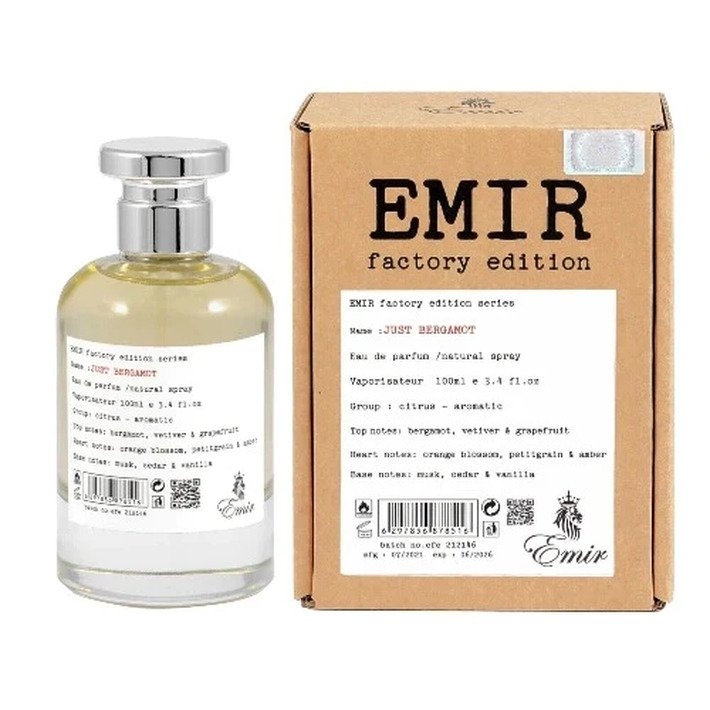 Emir Just Bergamot Factory Edition woda perfumowana 100 ml