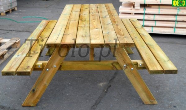 stół drewniany do ogrodu (dl.200 cm) 