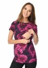 MijaCulture  2 in 1 Maternity and breastfeeding top M018 Camila Amarant