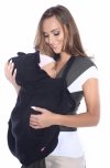 MijaCulture - Maternity fleece warm Baby Universal Windproof Carrier Cover 4022/M37 Black / Stars