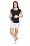 Comfortable maternity shorts LOVE 9098 melange