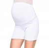 MijaCulture comfortable casual maternity short leggings shorts 1053 White