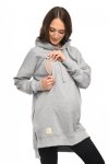 MijaCulture hoodie for pregnant women and breastfeeding Aurelia  Melange